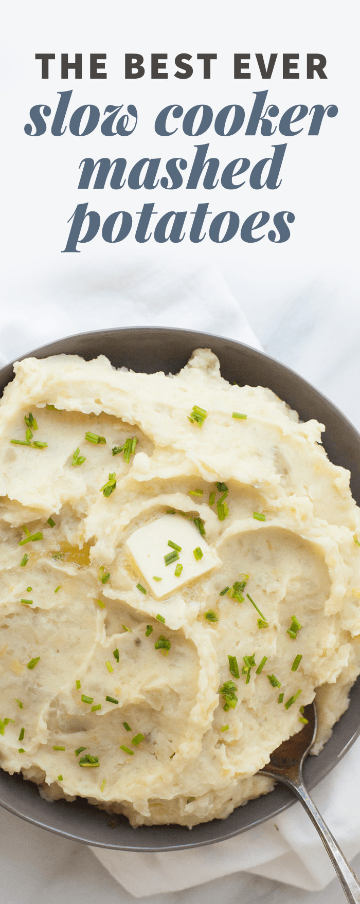 Best Potato For Mashed Potatoes
 The Best Ever Slow Cooker Mashed Potatoes Wholefully