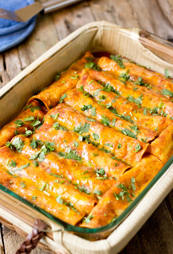 Best Vegetarian Enchiladas
 Black Bean Vegan Enchiladas