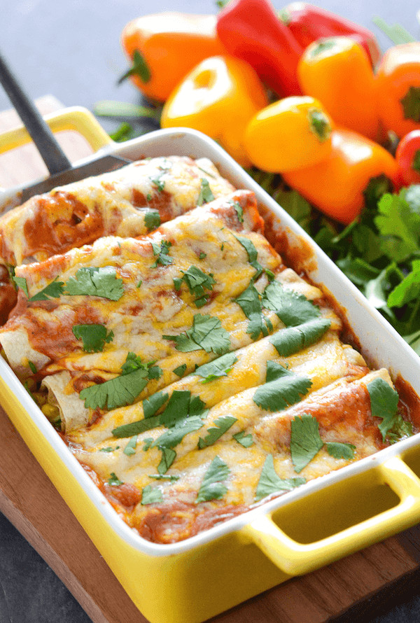 Best Vegetarian Enchiladas
 The Best Ve able Enchiladas