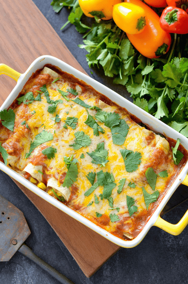 Best Vegetarian Enchiladas
 The Best Ve able Enchiladas