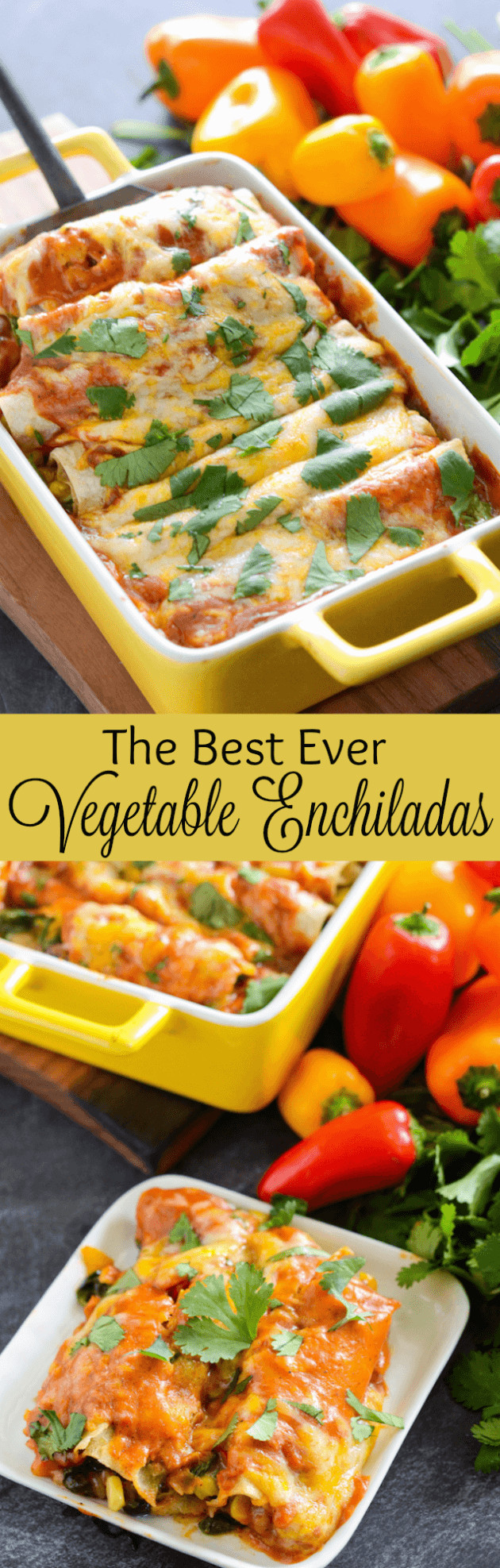 Best Vegetarian Enchiladas
 The Best Ve able Enchiladas