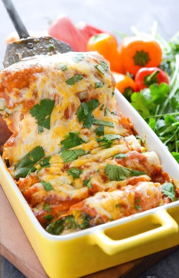 Best Vegetarian Enchiladas
 Ve able Enchiladas Recipe