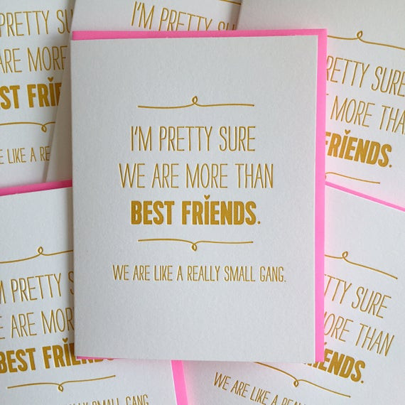 Bff Birthday Cards
 Best Friend Card Best Friend Birthday Card We are like a