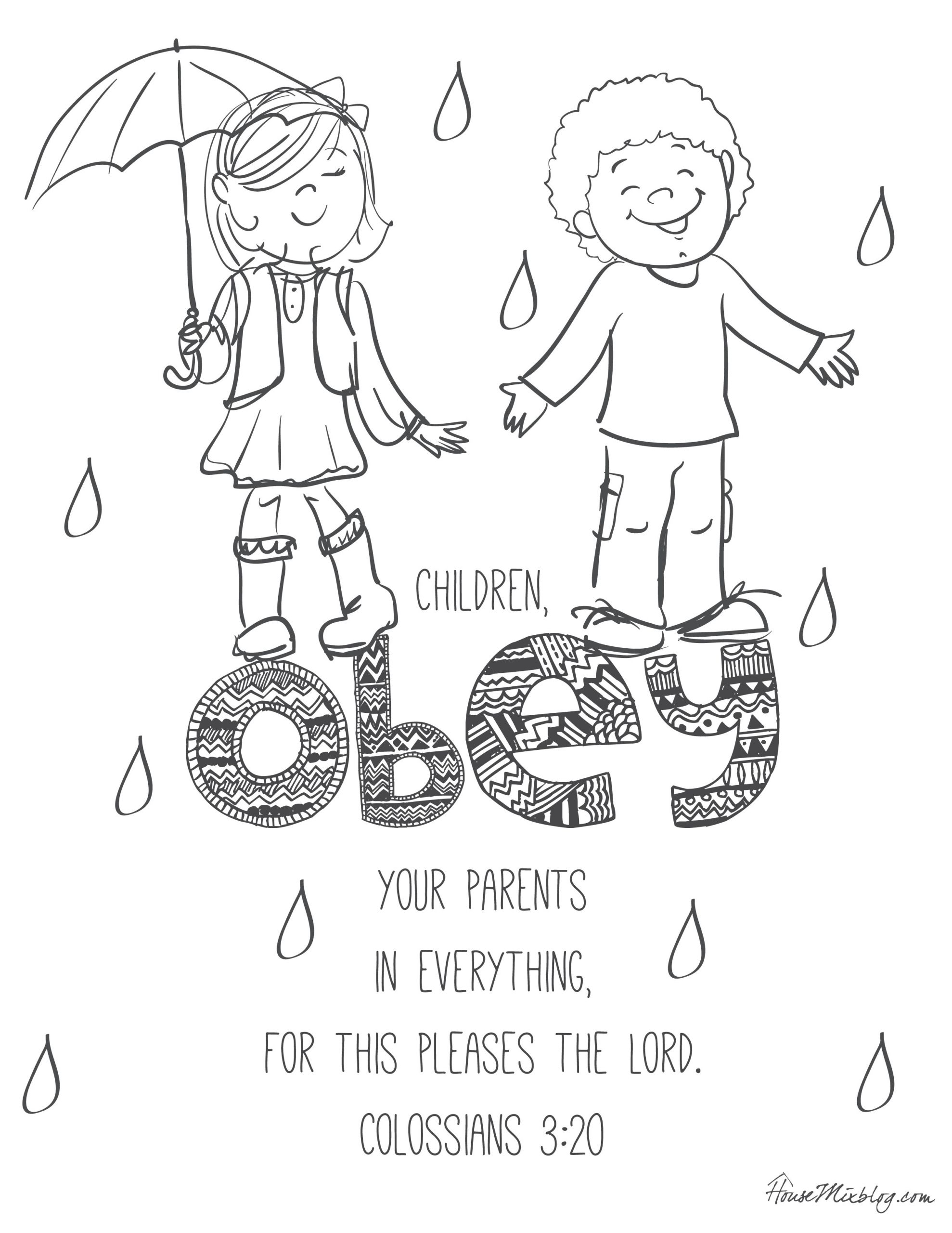 Bible Coloring Book For Kids
 11 Bible verses to teach kids with printables to color