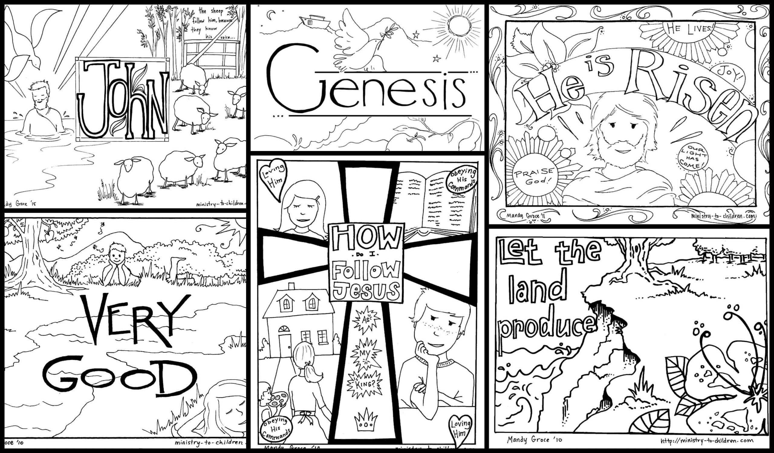 Bible Coloring Book For Kids
 Bible Coloring Pages for Kids [Free Printables]
