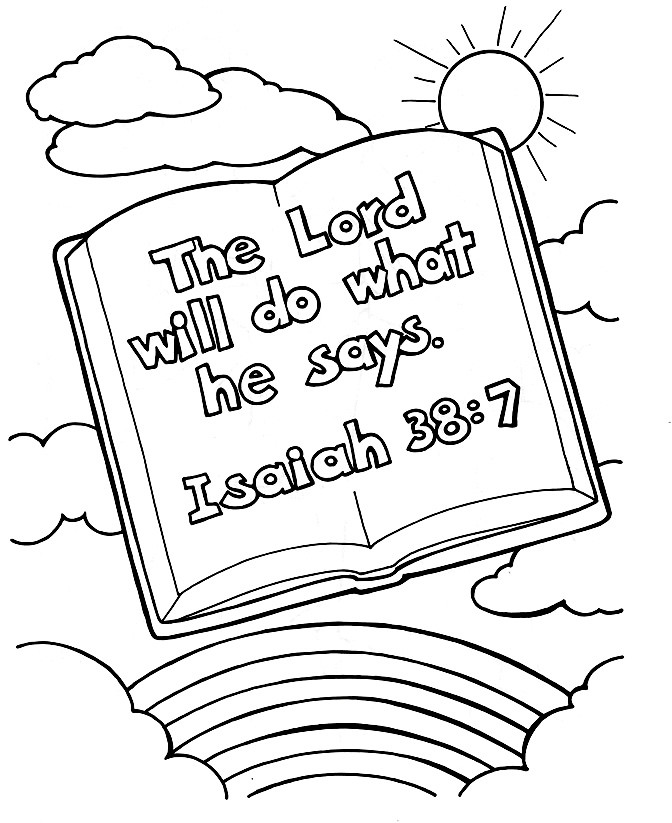 Bible Coloring Book For Kids
 Free Printable Christian Coloring Pages for Kids Best