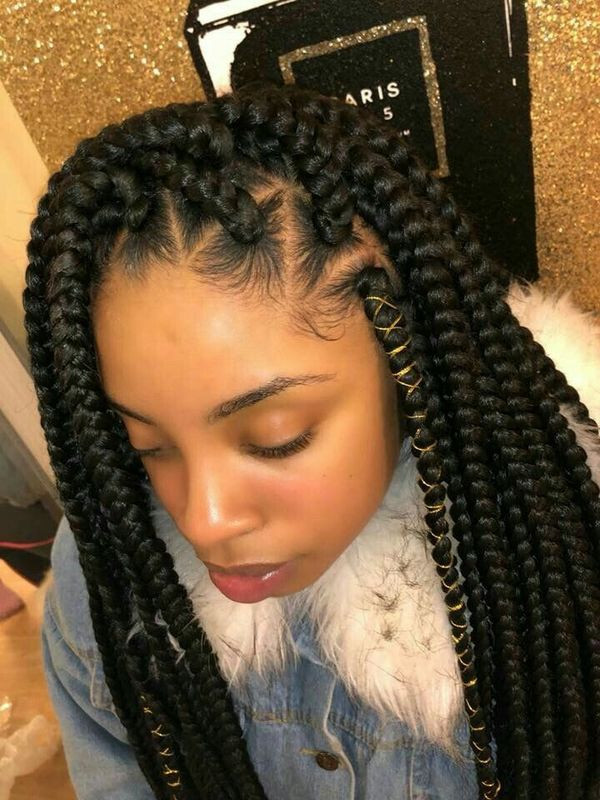 Big Braid Hairstyles
 Box Braids Hairstyles Hairstyles With Box Braids