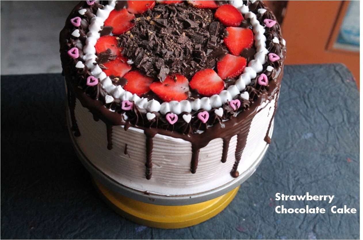 Biggest Birthday Cake
 Chocolate Strawberry cake… on Abhinav’s birthday my