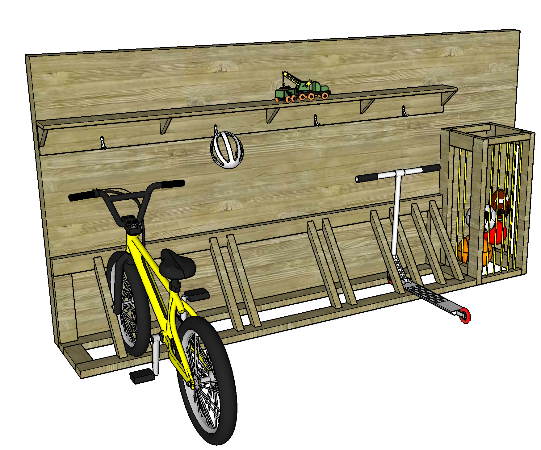 Bike Organization Garage
 Garage Organization and Bike Rack