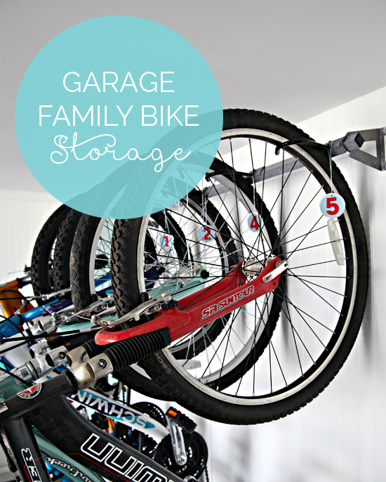 Bike Organization Garage
 IHeart Organizing Garage Update Family Bike Storage