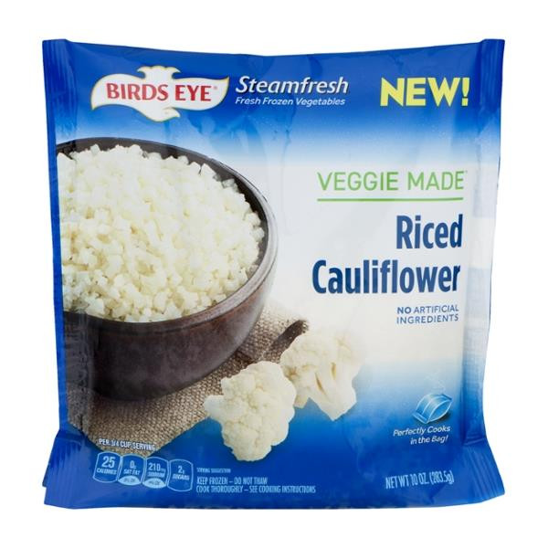 Birds Eye Cauliflower Rice
 Birds Eye Steamfresh Veggie Made Original Riced