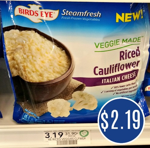 Birds Eye Cauliflower Rice
 Birds Eye Steamfresh Riced Cauliflower ly $2 19 At Publix