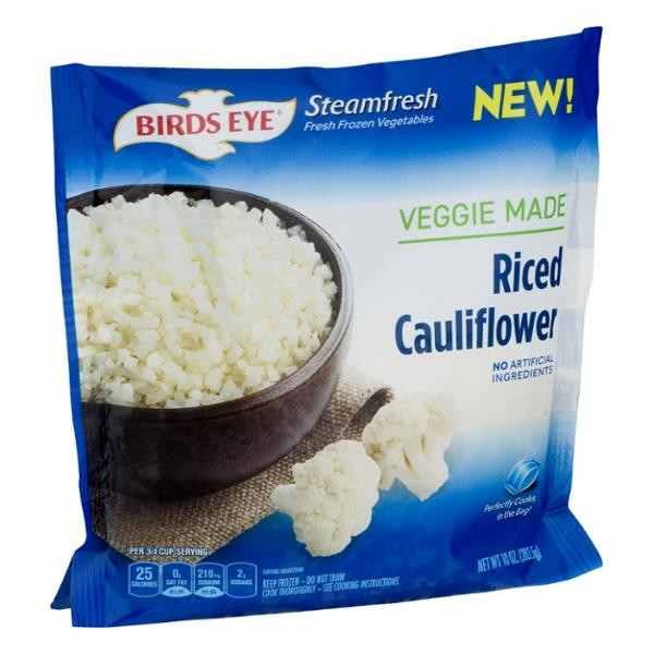 Birds Eye Cauliflower Rice
 Birds Eye Steamfresh Veggie Made Original Riced