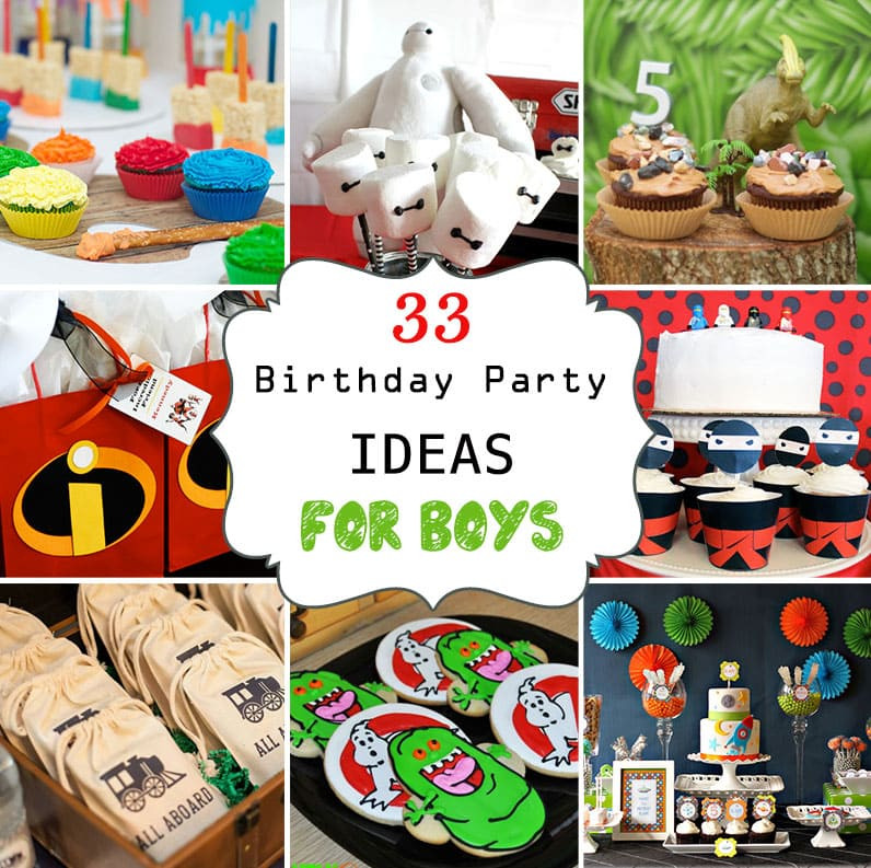 Birthday Boy Decorations
 33 Awesome Birthday Party Ideas for Boys