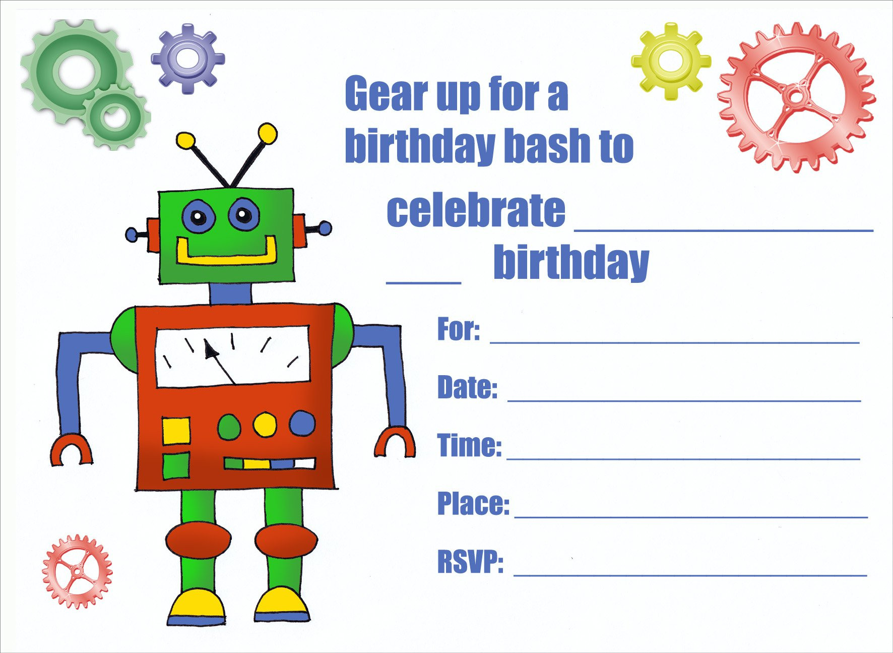 Birthday Boy Invitations
 birthday invitation card Printable birthday invitations