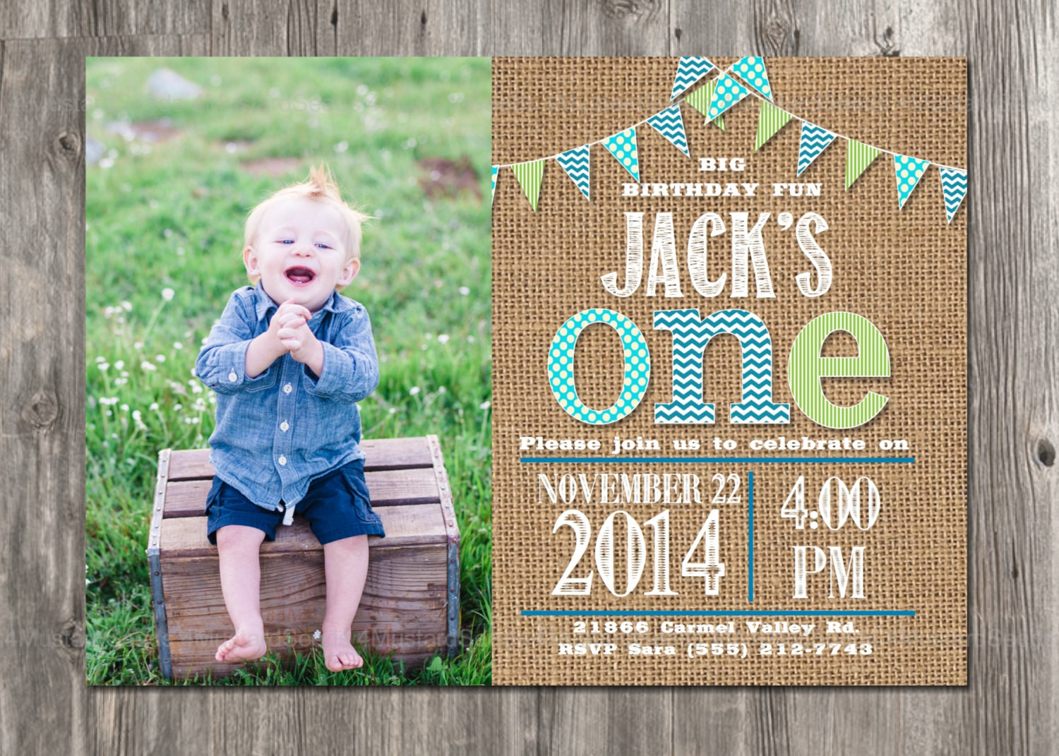 Birthday Boy Invitations
 First Birthday Invitation Boy s 1st Party Invite by