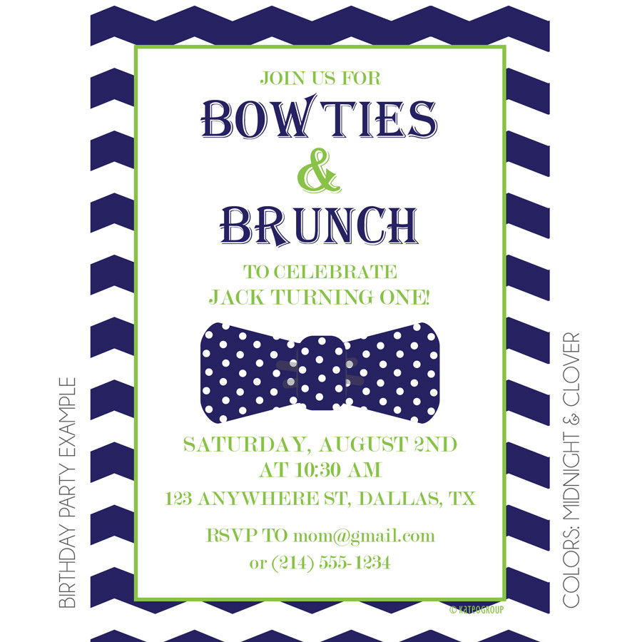 Birthday Brunch Invitations
 Custom Invitations Galore