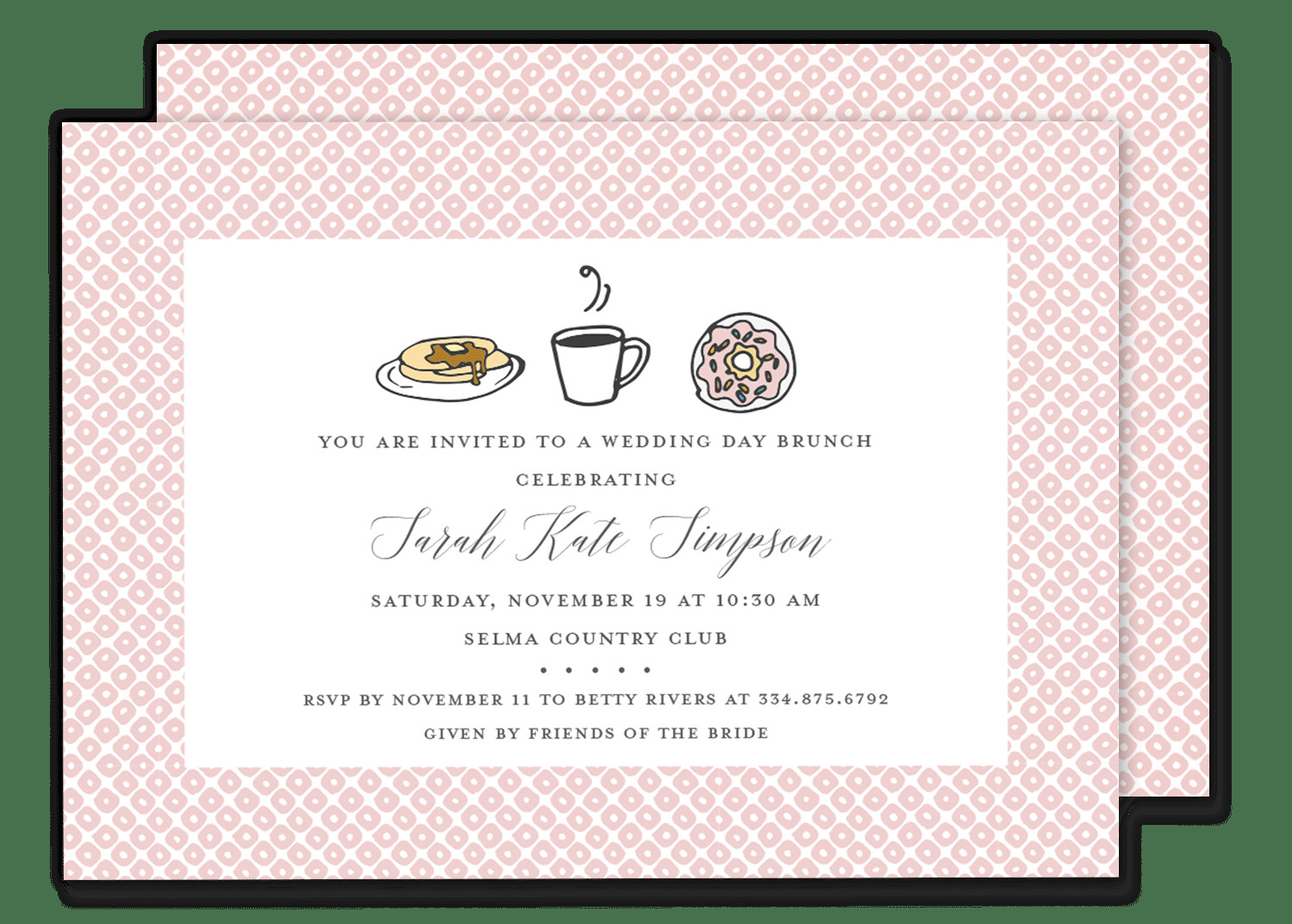 Birthday Brunch Invitations
 Birthday Brunch Invitation – Gilm Press