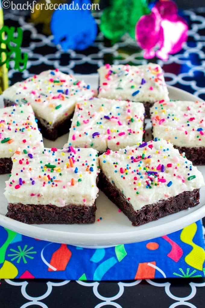 Birthday Cake Brownies
 Birthday Cake Brownies Back for Seconds