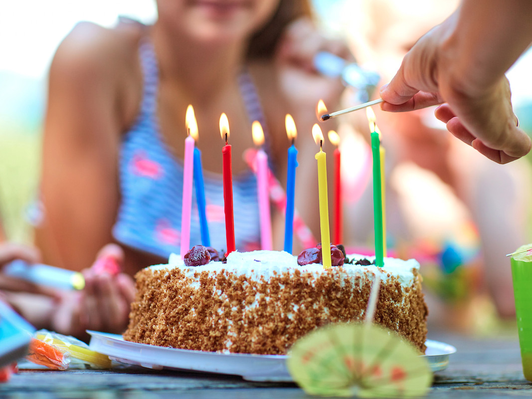 Birthday Cake Candle
 Blowing out cake candles spreads mouth bacteria Business