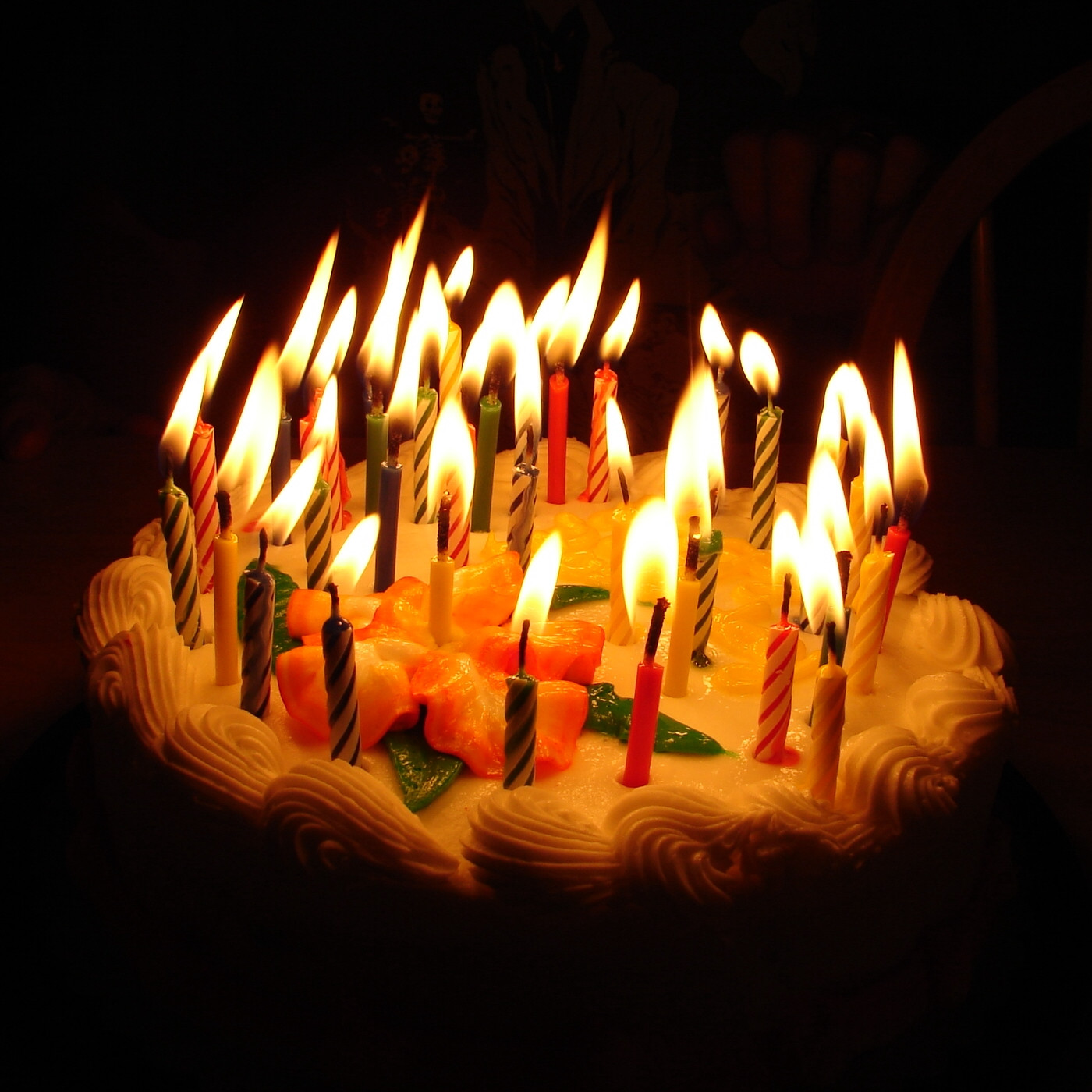 Birthday Cake Candle
 pelled