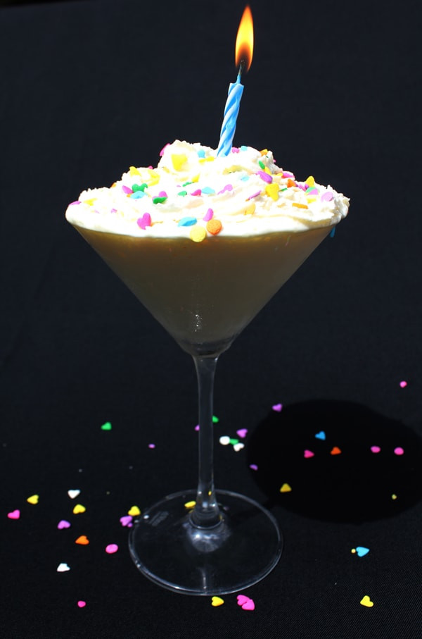 Birthday Cake Cocktail
 Birthday Martini Beverage