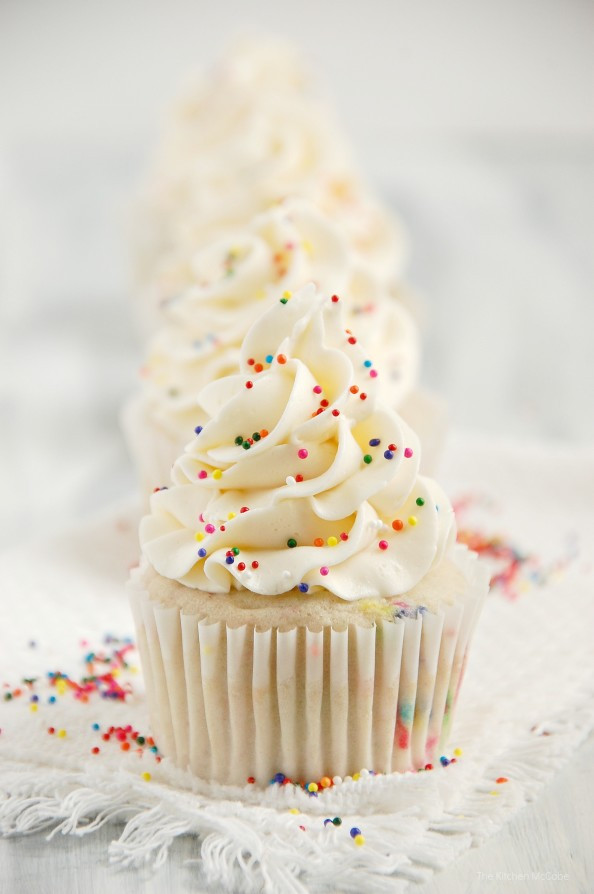 Birthday Cake Cupcakes
 Funfetti Birthday Cake Cupcakes Ditch that boxed mix