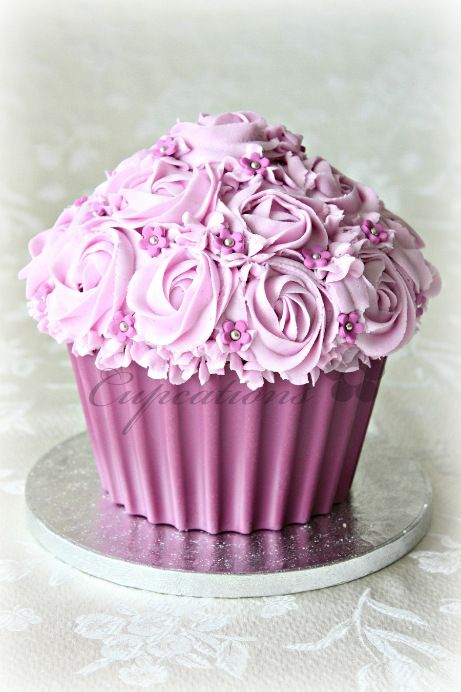 Birthday Cake Cupcakes
 Pink Giant Cupcake CakeCentral