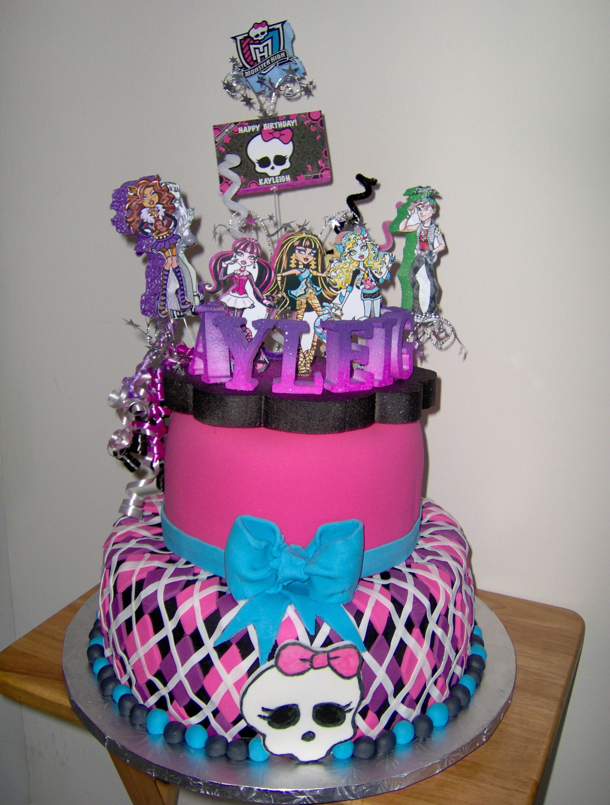 Birthday Cake Design
 25 Monster High Cake Ideas and Designs EchoMon