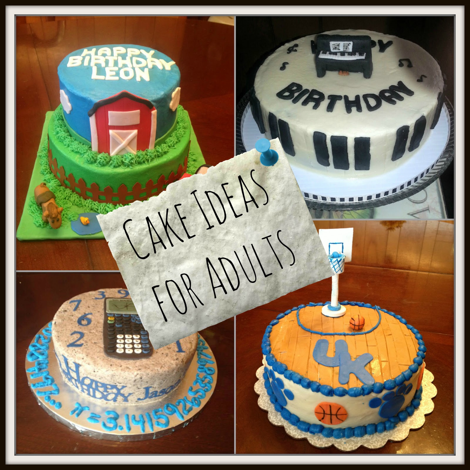 Birthday Cake Designs Adults
 Birthday Cake Ideas for Adults