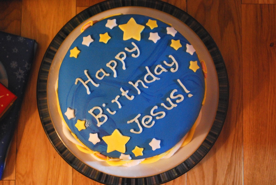 Birthday Cake For Jesus
 Happy Birthday Jesus