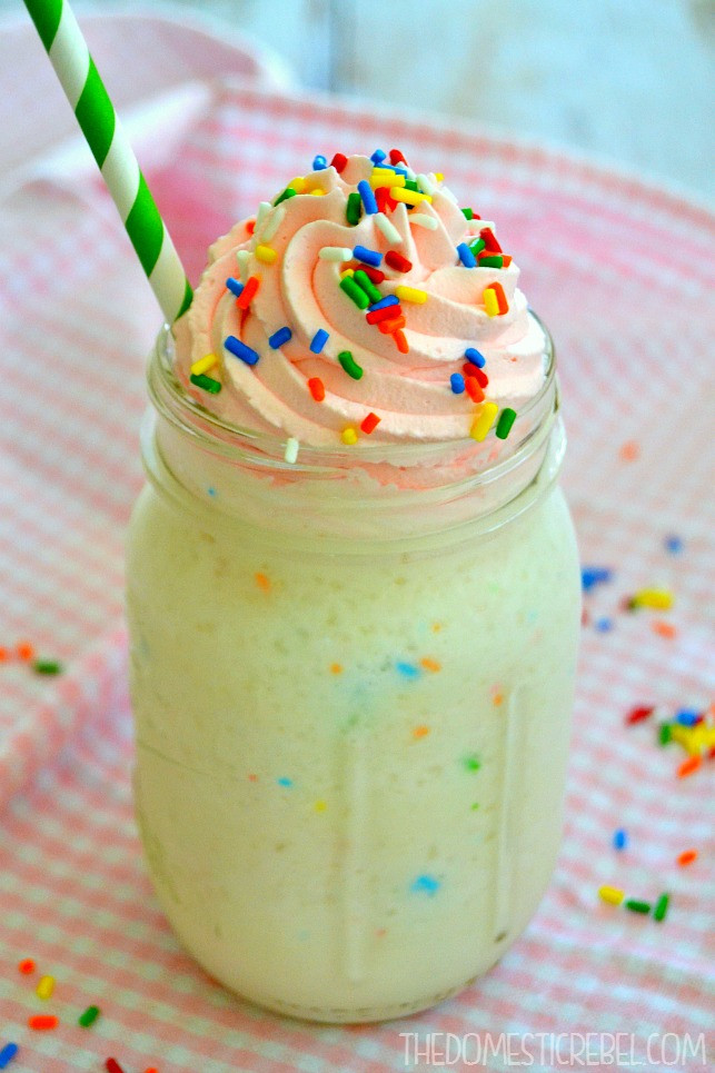 Birthday Cake Frappuccino Recipe
 Copycat Birthday Cake Frappuccino