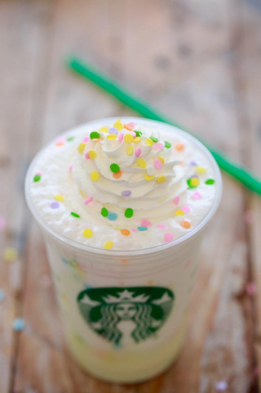 Birthday Cake Frappuccino Recipe
 Starbucks Birthday Cake Frappuccino Starbucks Secret Menu