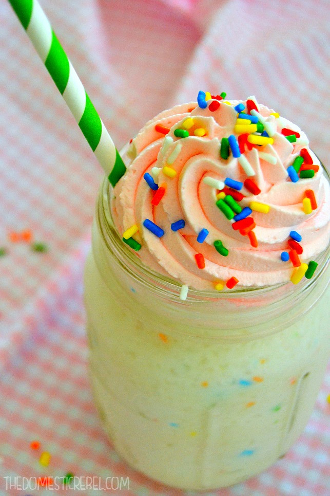 Birthday Cake Frappuccino Recipe
 Copycat Birthday Cake Frappuccino