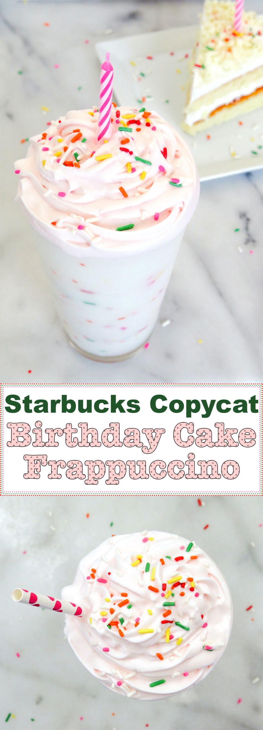 Birthday Cake Frappuccino Recipe
 Birthday Cake Frappuccino Recipe 3 Steps with