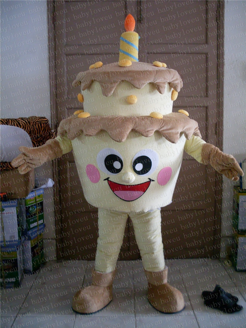 Birthday Cake Halloween Costume
 Adult Size Birthday Cake Mascot Costume Cake Costumes