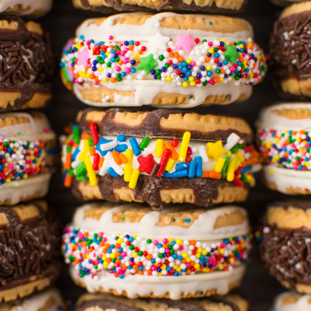 Birthday Cake Ice Cream Sandwich
 Cake Batter Ice Cream Sandwiches A baJillian Recipes