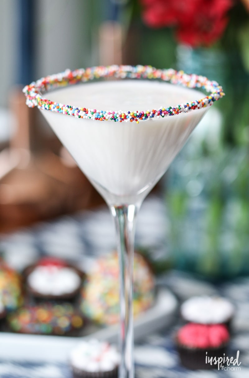 Birthday Cake Martini
 Birthday Cake Martini cake flavored martini with