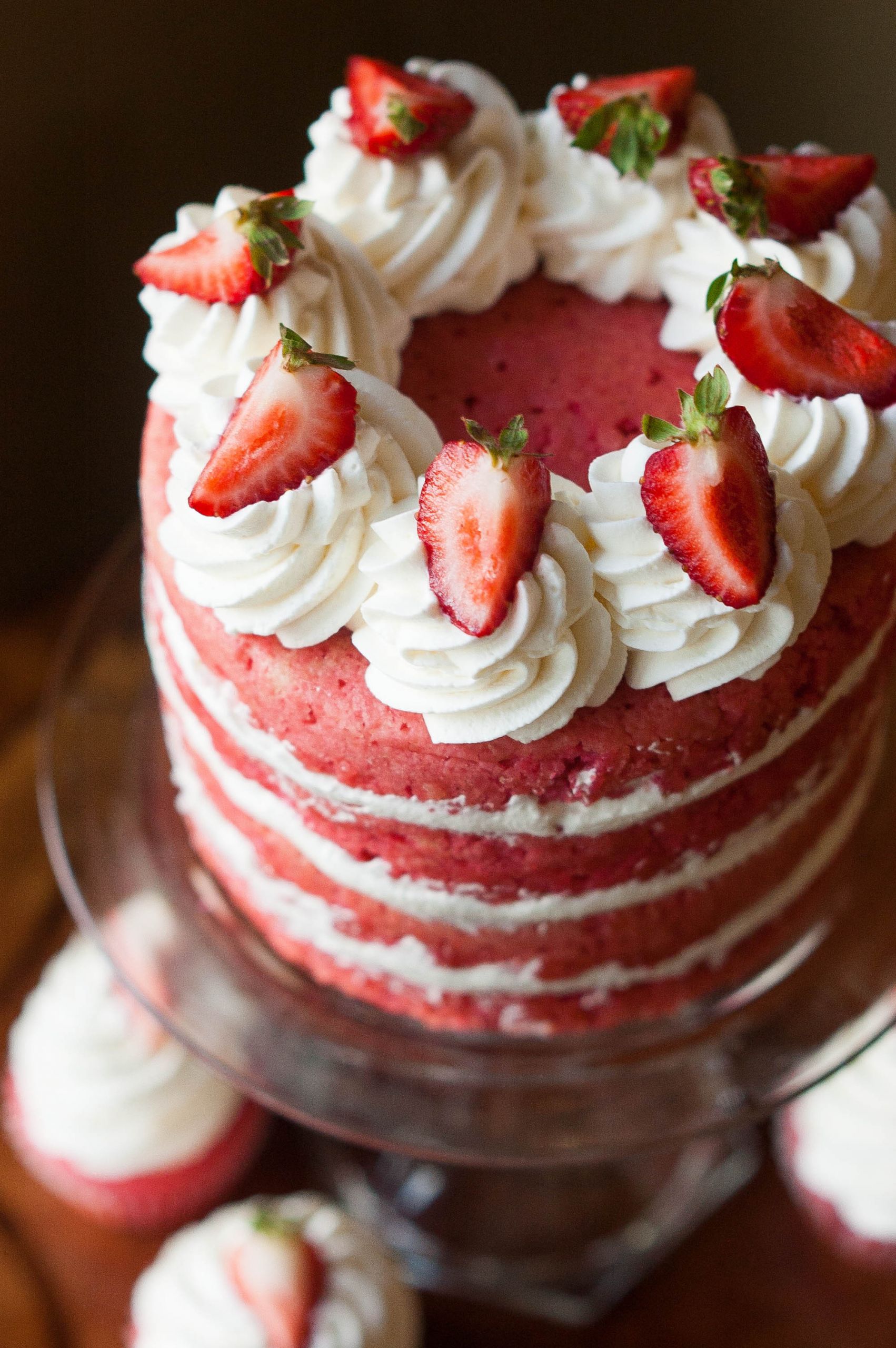 Birthday Cake Recipe From Scratch
 Made from Scratch Strawberries & Cream Cake The Kitchen
