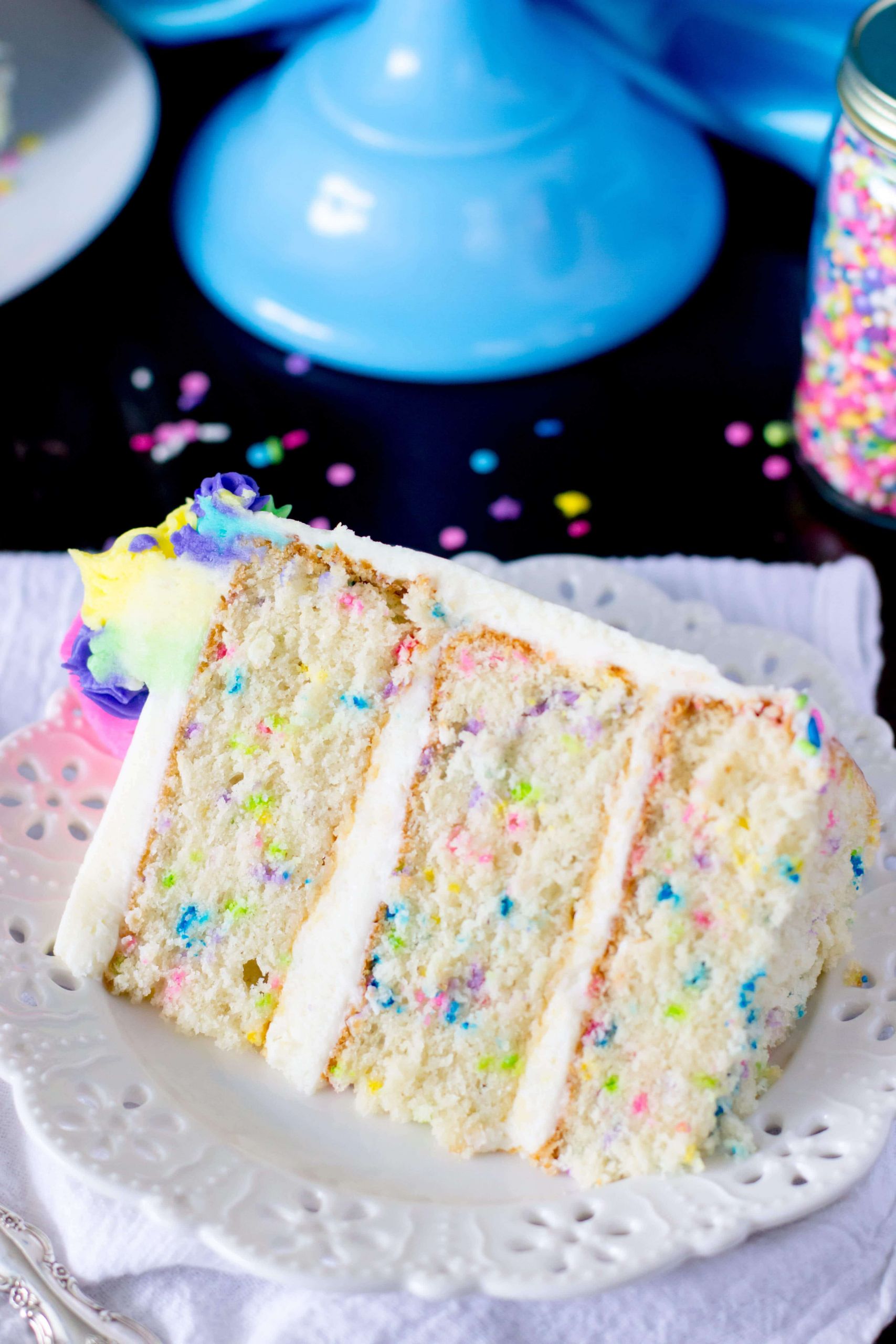 Birthday Cake Recipe From Scratch
 Funfetti Cake from Scratch & A Very Merry Unbirthday