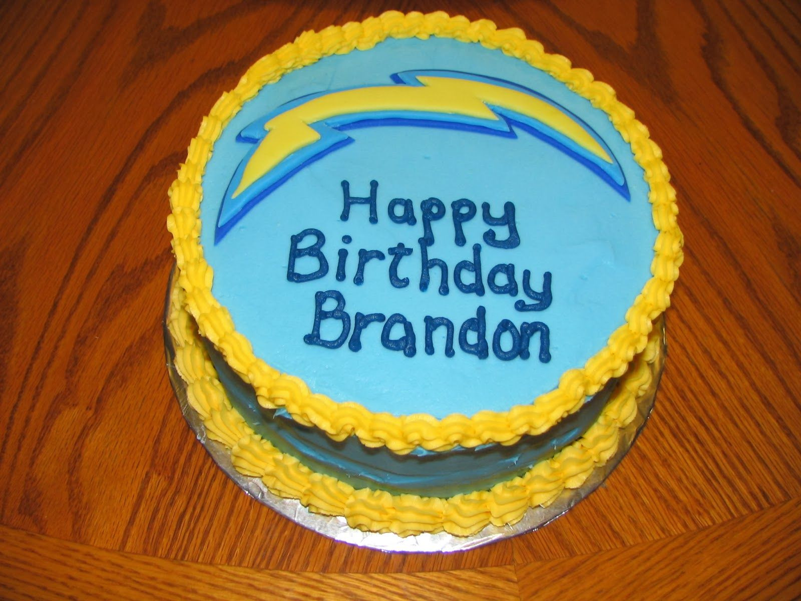 Birthday Cake San Diego
 San Diego Chargers cake by Janet Clark Piped Dreams