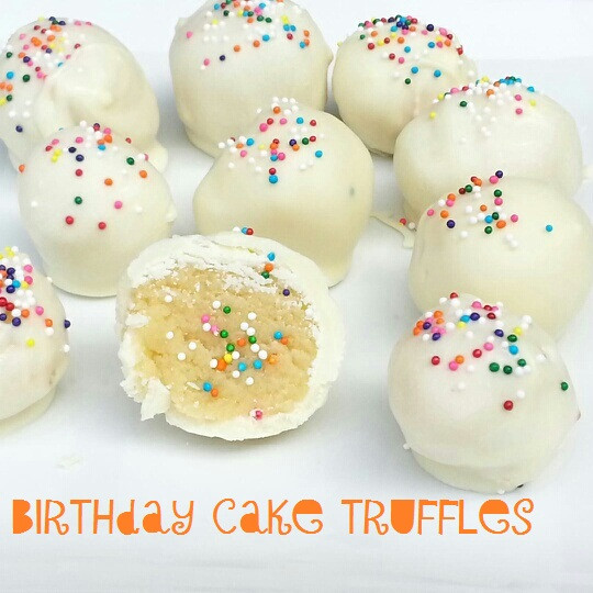 Birthday Cake Truffles
 Birthday Cake Truffles