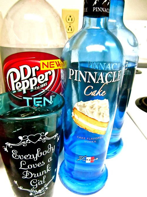 Birthday Cake Vodka Drinks
 cake vodka & Dr Pepper