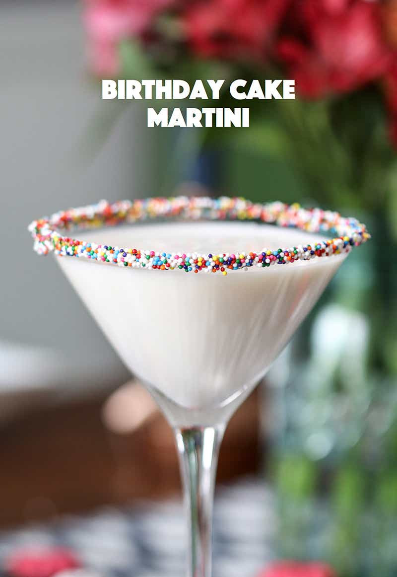 Birthday Cake Vodka Drinks
 How to make a Birthday Cake Martini