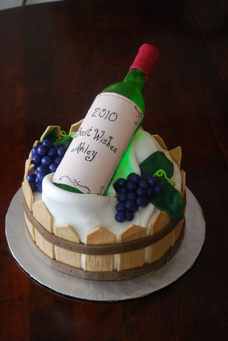 Birthday Cake Wine
 54 best Bottle Cakes images on Pinterest