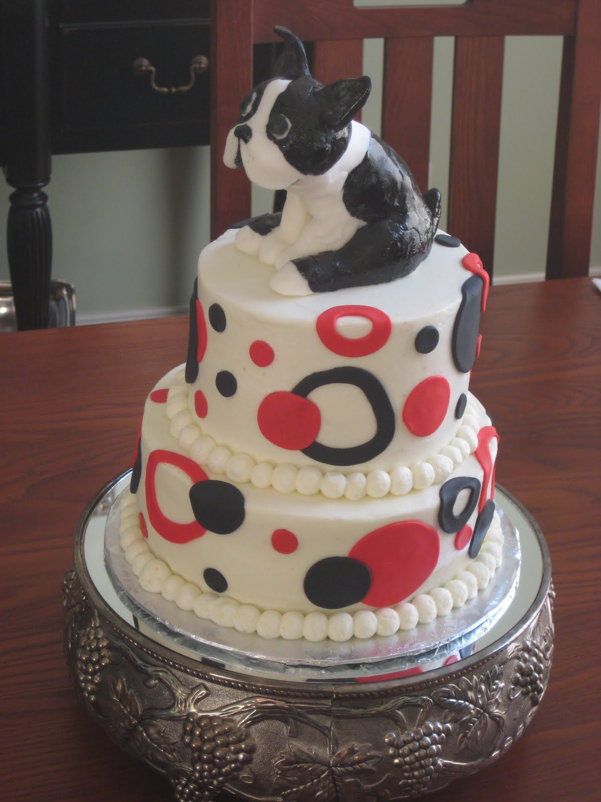 Birthday Cakes Boston
 f THe lOvE oF CakE Brothers Boston Terrier Birthday Cake