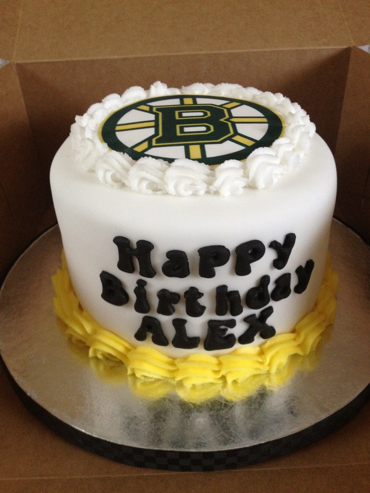 Birthday Cakes Boston
 Boston Bruins cake Birthday Party ideas