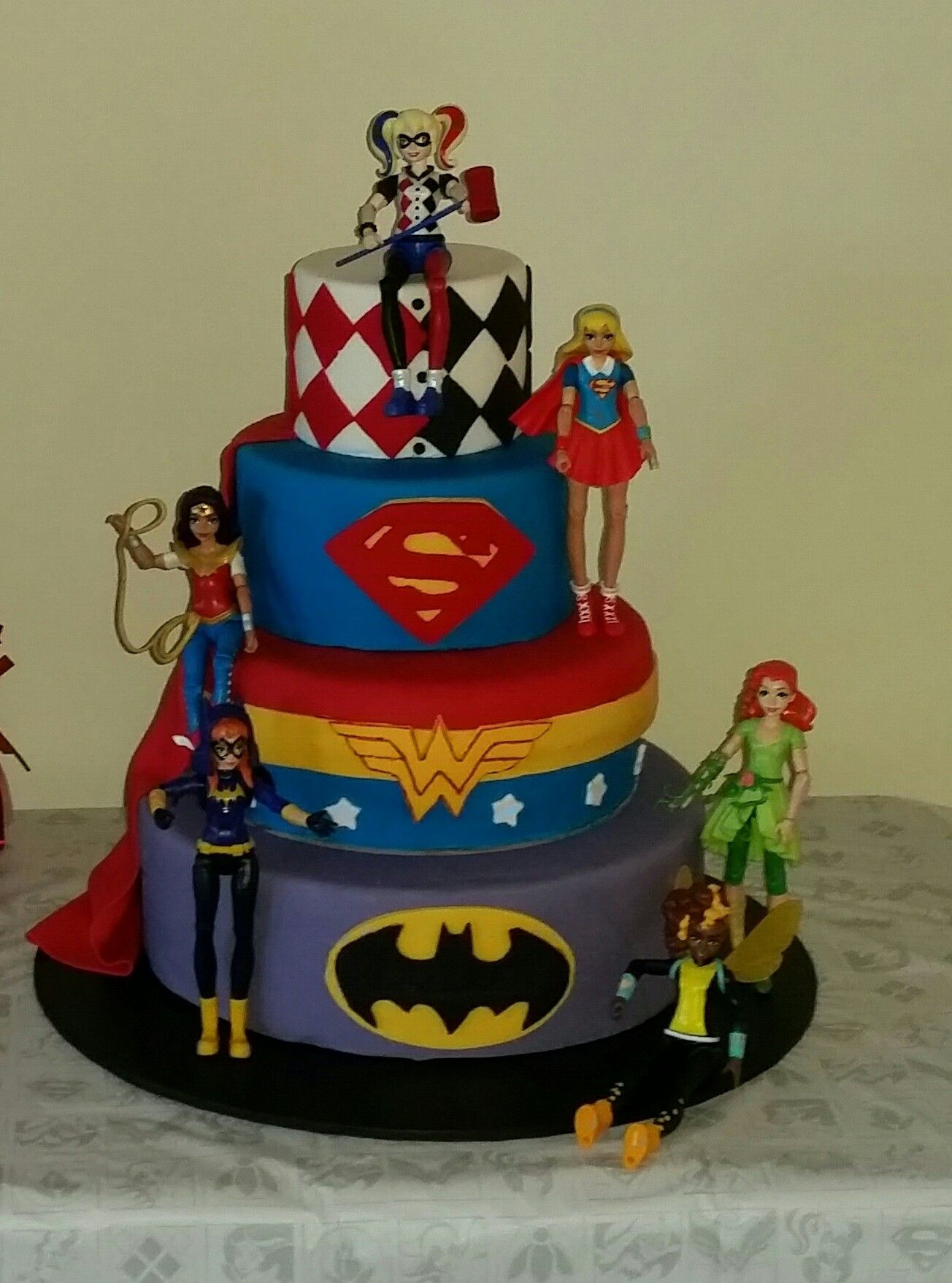 Birthday Cakes Dc
 Pin en Fiesta super heroes