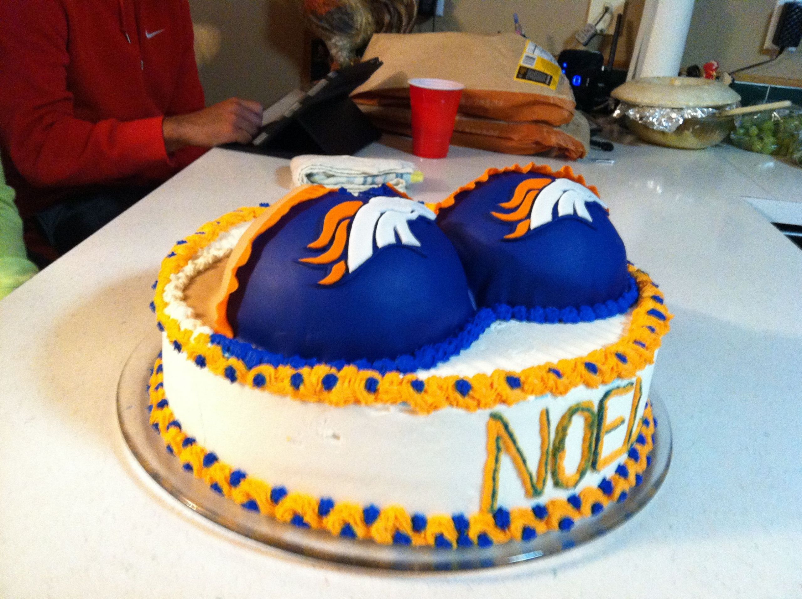 Birthday Cakes Denver
 Denver Bronco cake