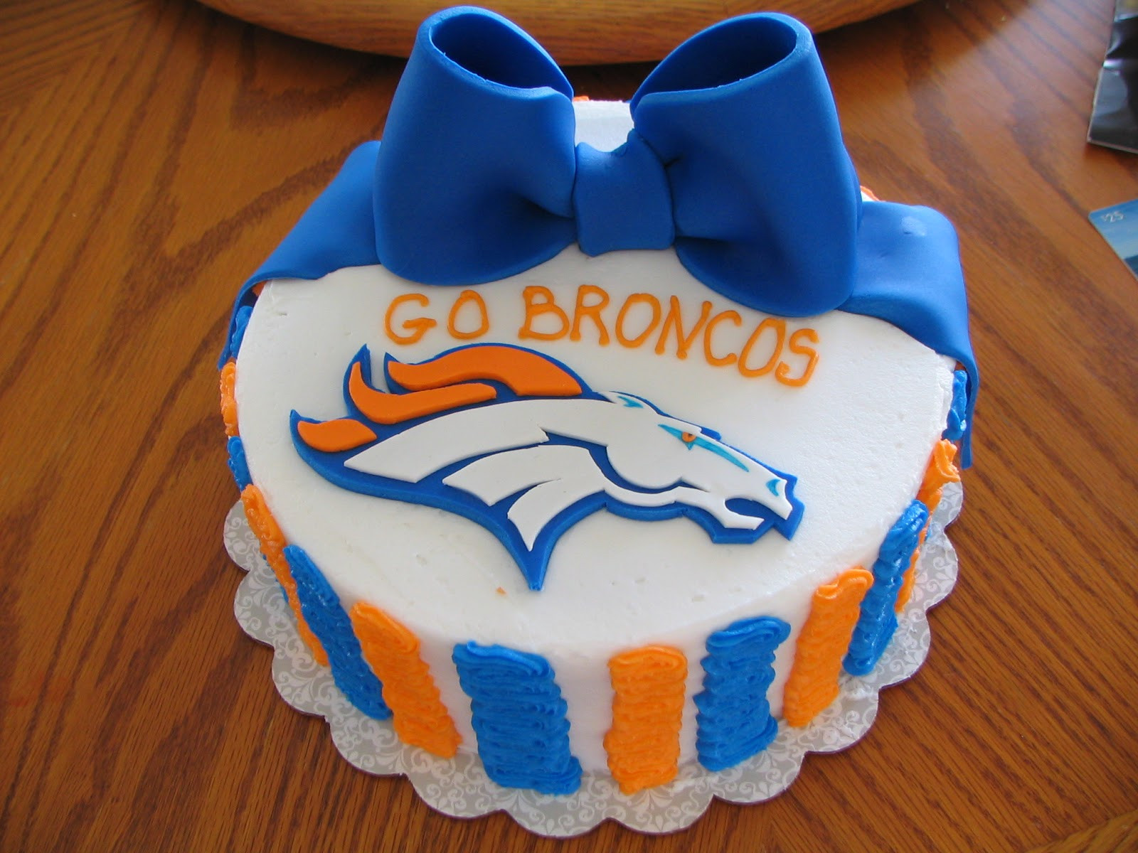 Birthday Cakes Denver
 Piped Dreams Broncos Cake